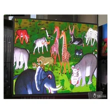 AliExpress P3.91 P4.81 полноцветная светодиодная видеопанель Лидер продаж Китай 64x64 точечный матричный шкаф Крытый СИД церкви экрана