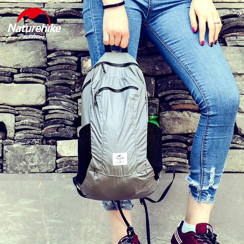 Folding Backpack Portable Outdoor Waterproof Mountaineering Skin Pack Travel Sports School Bag Naturehike hiking backpack