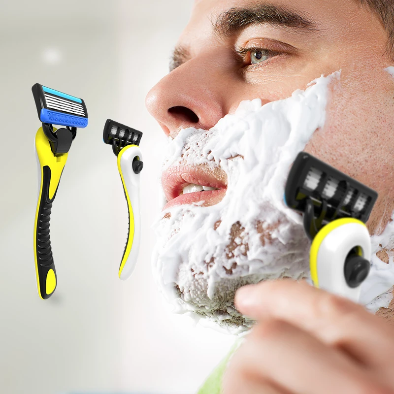 

HAWARD Razor Men's Manual Shaving Razor 5-layer Replacement Shaving Blades For Shaving & Hair Removal Men System Shaver