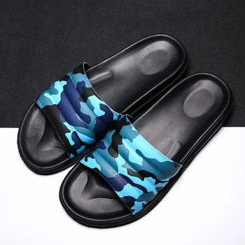 

Top Quality Men Slippers Casual Shoes 2020 Non-slip Indoor Outdoor Summer Slides Camouflage Sandals 3 Colors Zapatos Hombre