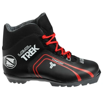 

Ski boots TREK Level 2 NNN IR, black color, logo red