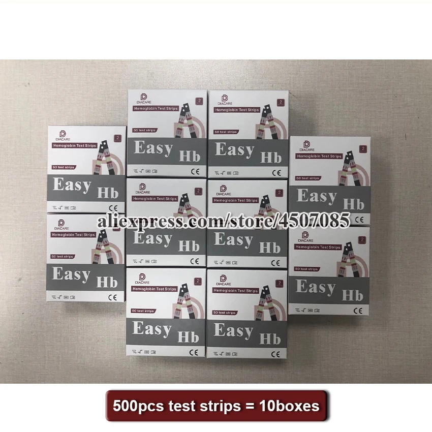 500 шт. анализатор гемоглобина EasyHb тестовые полоски/тестовые полоски для