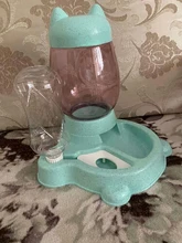 7 pocilga Gato tazón para comida de perro de tazones de alimentación 2 L perros de alimentación fuente de agua potable de 600ml Waterer gatito lento de cachorro