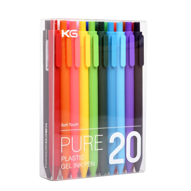 

10/20 Colors 0.5mm Lovely Candy Ballpoint Gel Pen Kawaii for kids Gift School Supplies Stationery