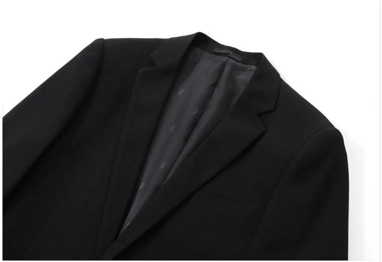 Aismz черный Slim Fit Для мужчин Блейзер сезон весна осень зима Masculino Hombre Мужская, в деловом, повседневном стиле куртки и пиджаки sobretudo Masculino