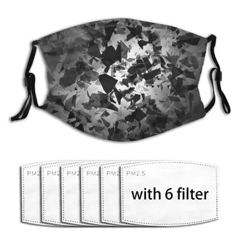

Explosion - Shatter And Destruction Washable Reusable Air Pollution Mouth Mask Respirator Mask With Filter Breath Men Women Mask