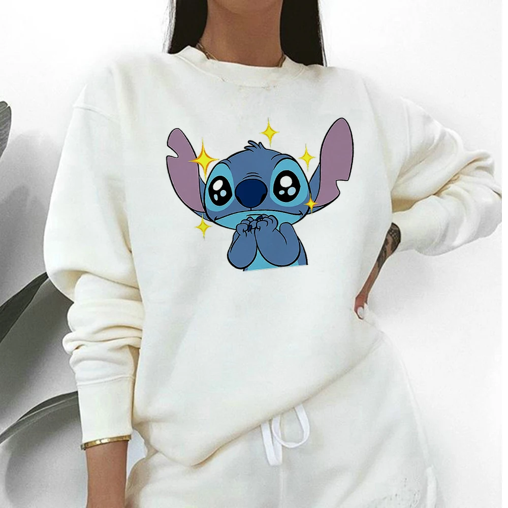 Felpa Lilo e Stitch felpa Y2K abbigliamento donna 2022 moda Disney maglione  manica lunga francia felpa con cappuccio Casual spedizione gratuita -  AliExpress Women's Clothing