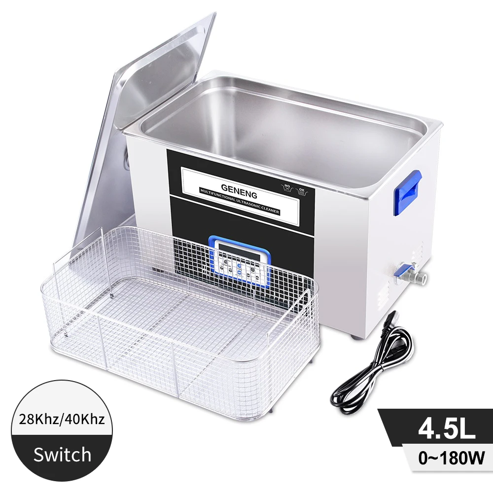 

Dual Frequency Ultrasonic Cleaning Machine CD PCB DPF Dental Stainless Steel Motherboard Metal Mold Parts Ultrasonic Cleaner 4L