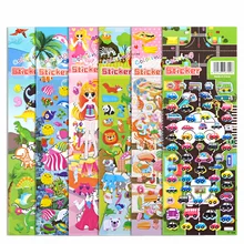 4 pieces cute anime dinosaul stickers animal crossing stikers girl dress up pack fruit ocean fish laptop car sticker  for kids