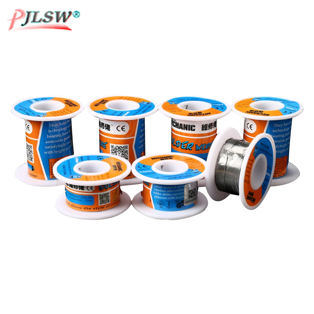 

100g HX-100 High Quality 63/37 Rosin Core Solder Wire Flux 2% Tin Lead Solder Iron Welding Wire Reel 0.5mm-2.0mm