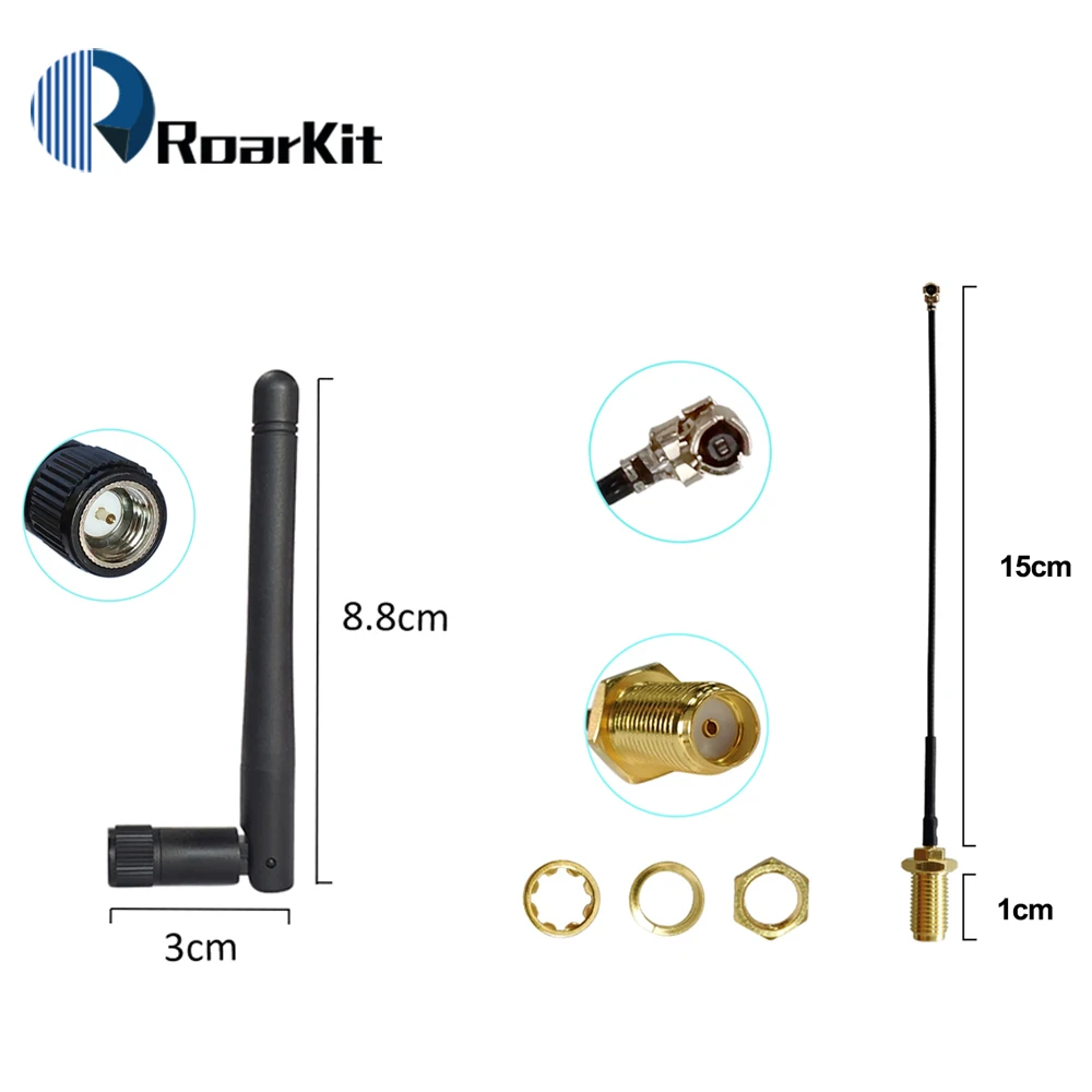 2.4GHz 3dBi WiFi 2.4g antena antenowa Router bezprzewodowy + 17cm PCI U.FL IPX do RP SMA męska kabel pigtailowy CC2531 CC2540 ESP8266 ESP32 4 2.4GHz 3dBi WiFi 2.4g antena antenowa Router bezprzewodowy + 17cm PCI U.FL IPX do RP SMA męska kabel pigtailowy CC2531 CC2540 ESP8266 ESP32 - Image 4