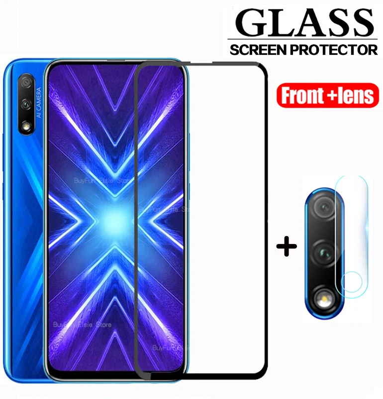 2 в 1 honor 9x Премиум стеклянная пленка для объектива камеры + защита экрана Φ 6 59