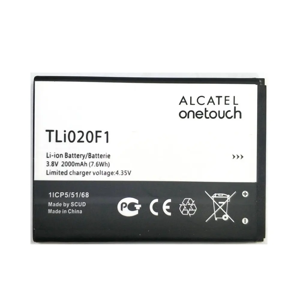 2019 новый литий-ионный аккумулятор TLi020F1 TLi020F2 2000 мАч для ALCATEL One Touch Pop C7 7040 |