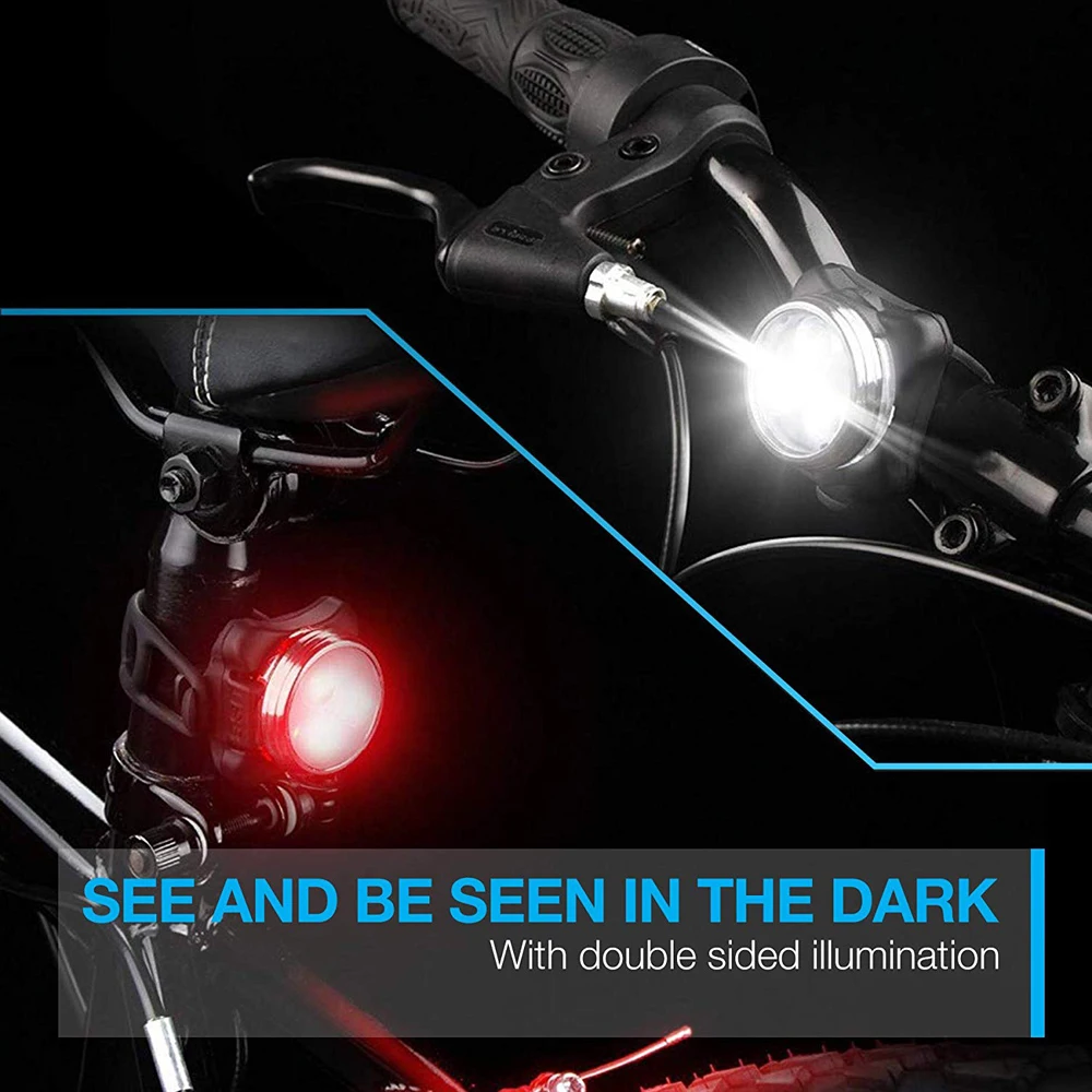 Светодиодный USB Перезаряжаемый велосипедный светильник, комплект, водонепроницаемый велосипедный передний светильник, велосипедный задний светильник, головной светильник, велосипедный задний фонарь, светильник-вспышка