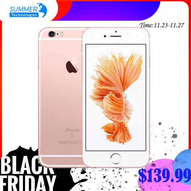 Original Unlocked Apple iPhone 6S Smartphone 4.7