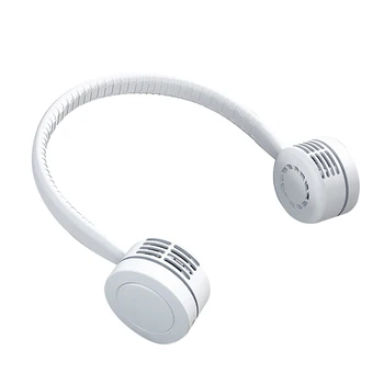 

Mini Fan Travel Hanging Neck 3 Modes Adjustable Portable Quiet for Summer Sports P7Ding