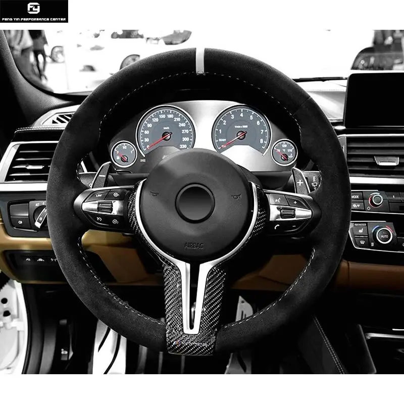 A5 S5 Стиль углеродного волокна для колеса рулевого управления автомобиля рулевое управление красная кожа для Audi A5 Комплект кузова 12-16