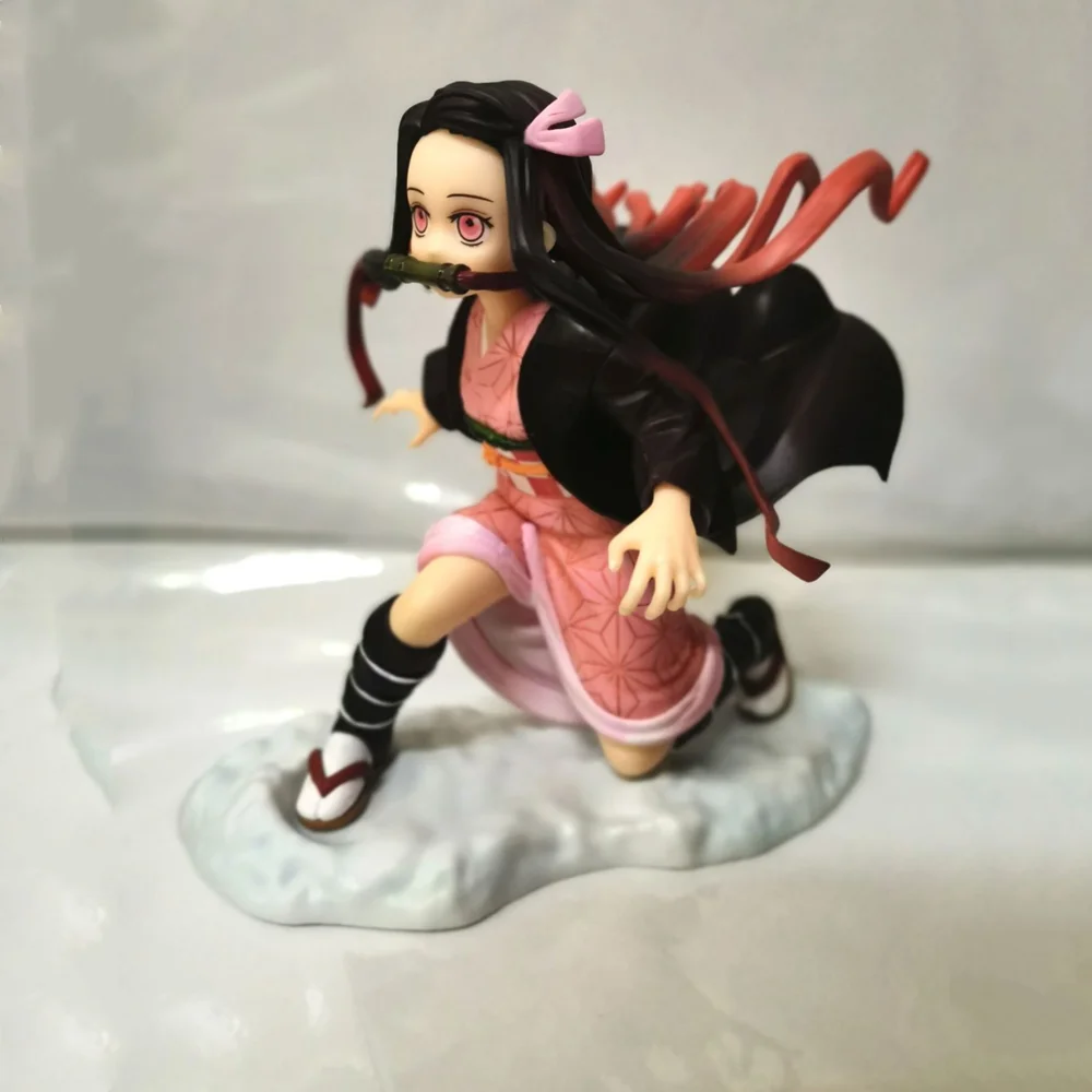 Kimetsu no Yaiba фигурки героев аниме Kamado Tanjirou Nezuko Demon Slayer Zenitsu фигурка коллекционера Рождественская демоническая игрушка кукла