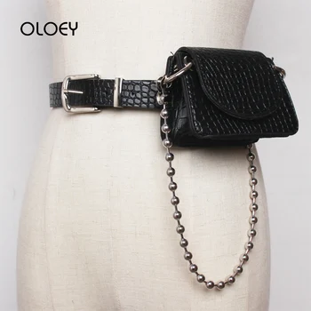 

Vintage Women Waist Bag Fanny Pack Pu Leather Belt Bag Fashion Lady Crossbody Chest Bags Small Purse Phone Pouch Shoulder Bags