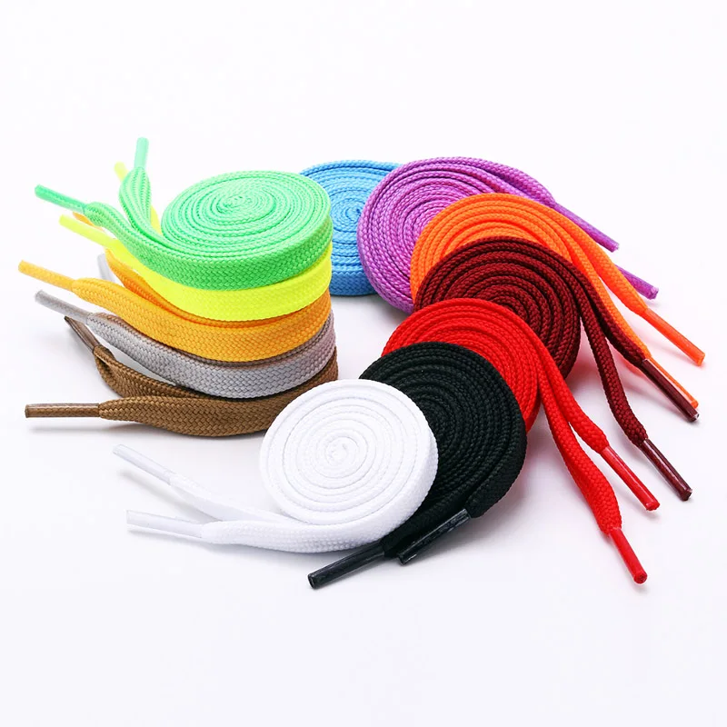 Colourful Shoelaces for Canvas Sneakers Sport Shoes Long Rope Laces 50cm,80cm,100cm,120cm 1 Pair shoelaces for shoes