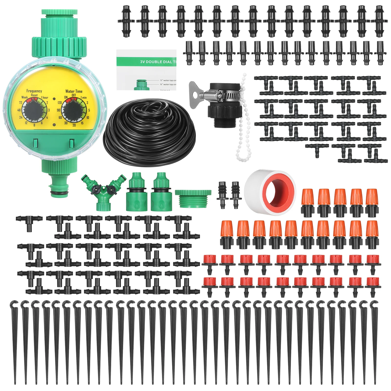 Automatic Irrigation Programmer Automatic Watering Timer Digital Hose Faucet Timer For Garden Lawn Watering Sprinkler System