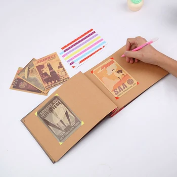 

Retro Photo Album Creative DIY Handmade Album For Anniversary Wedding Album For Friends Gifts