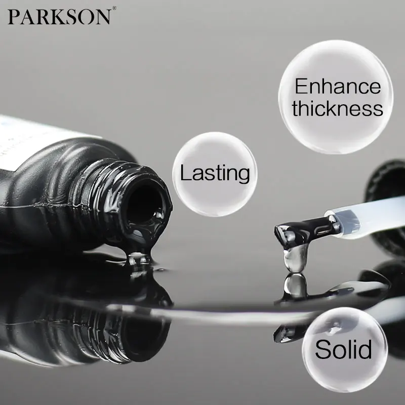 Parkson Keine Wischen Top Basis Mantel Nagel Gel polnisch Design Enhancer Lack Semi Permanent Tränken Weg Vom UV LED Nagel Kunst werkzeug