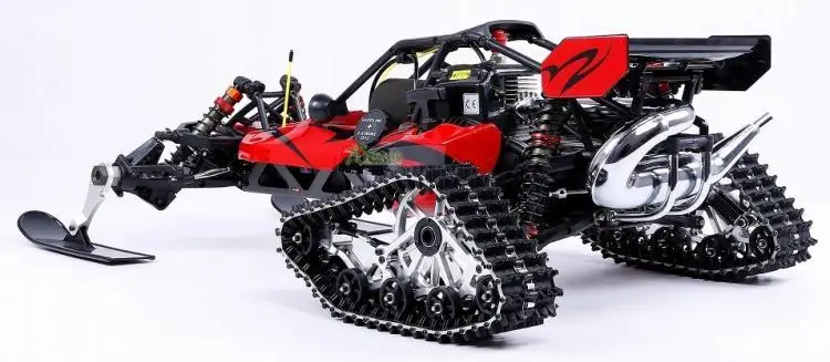 ROFUN 305AS 1/5 снегоход гусеничный сани автомобиль RC автомобиль игрушка Багги 30.5CC бензиновый двигатель снег гонки 2WD RC грузовики для Baja 5B