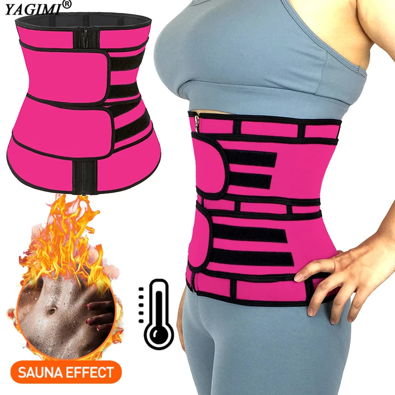 Пояс YAGIMI для тренировки талии корректор фигуры пояс пота корсет Женский тренажер