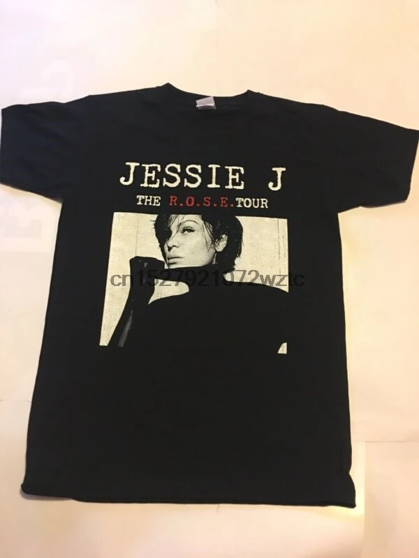 Jessie J R O S E Tour Replica Tamano Pequeno Negro Reino Unido Gratis P P Camisetas Aliexpress aliexpress