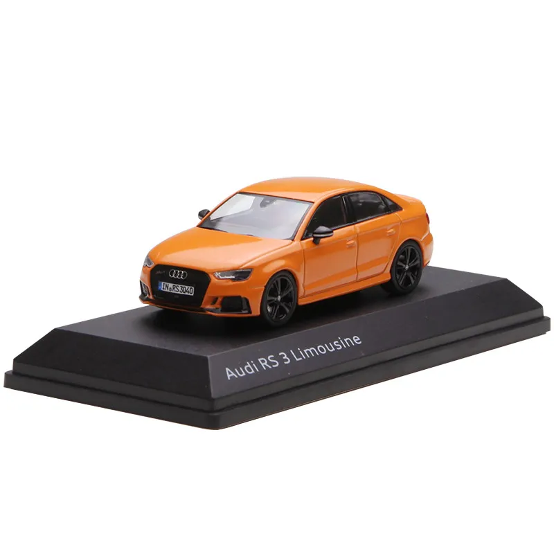 Высокое качество 1:43 RS3 TT RS роскошная модель сплава автомобиля, коллекция моделирования подарок, литая под давлением металлическая модель автомобиля - Цвет: RS 3-Orange