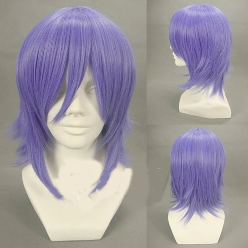 HAIRJOY Synthetic Hair Pandora Hearts Xerxes Break Light Purple  Cosplay Wig light break the grid блокнот l
