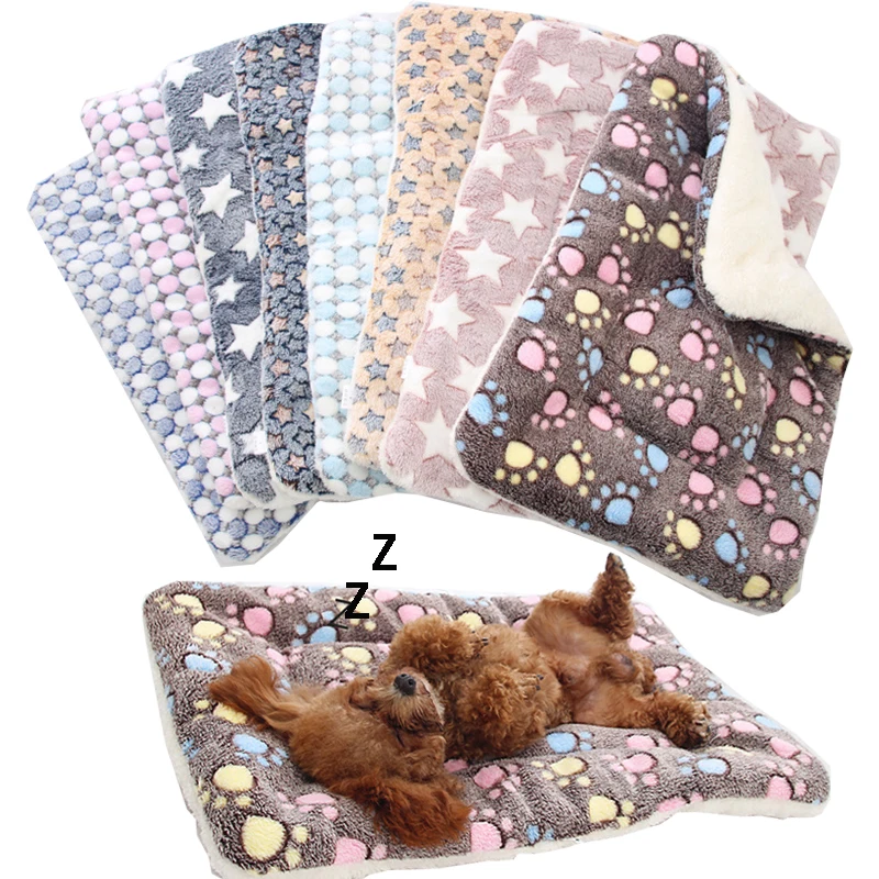 Soft Flannel Padded Doghouse Soft Wool Cushion Pet Blanket Mattress Dog Cat Sofa Cushion Household Carpet Warm Sleeping Mattress Houses Kennels Pens Aliexpress