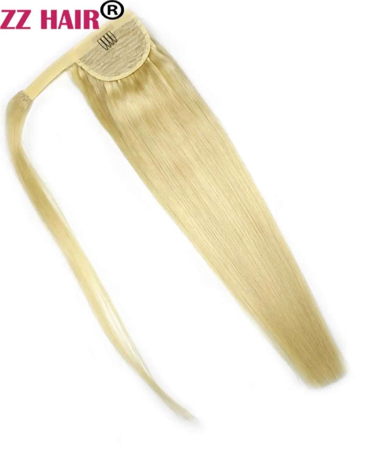 ZZHAIR, 60 г, 16 дюймов-20 дюймов, машинное производство, волосы remy, волшебное обертывание вокруг конского хвоста, человеческие волосы для наращивания, конский хвост