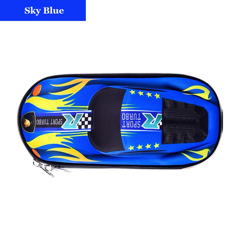New Car Pencil Box Waterproof Large Capacity Pencilcase for Boys EVA Materials Pen Case Multifunction Stationery Box Shcool
