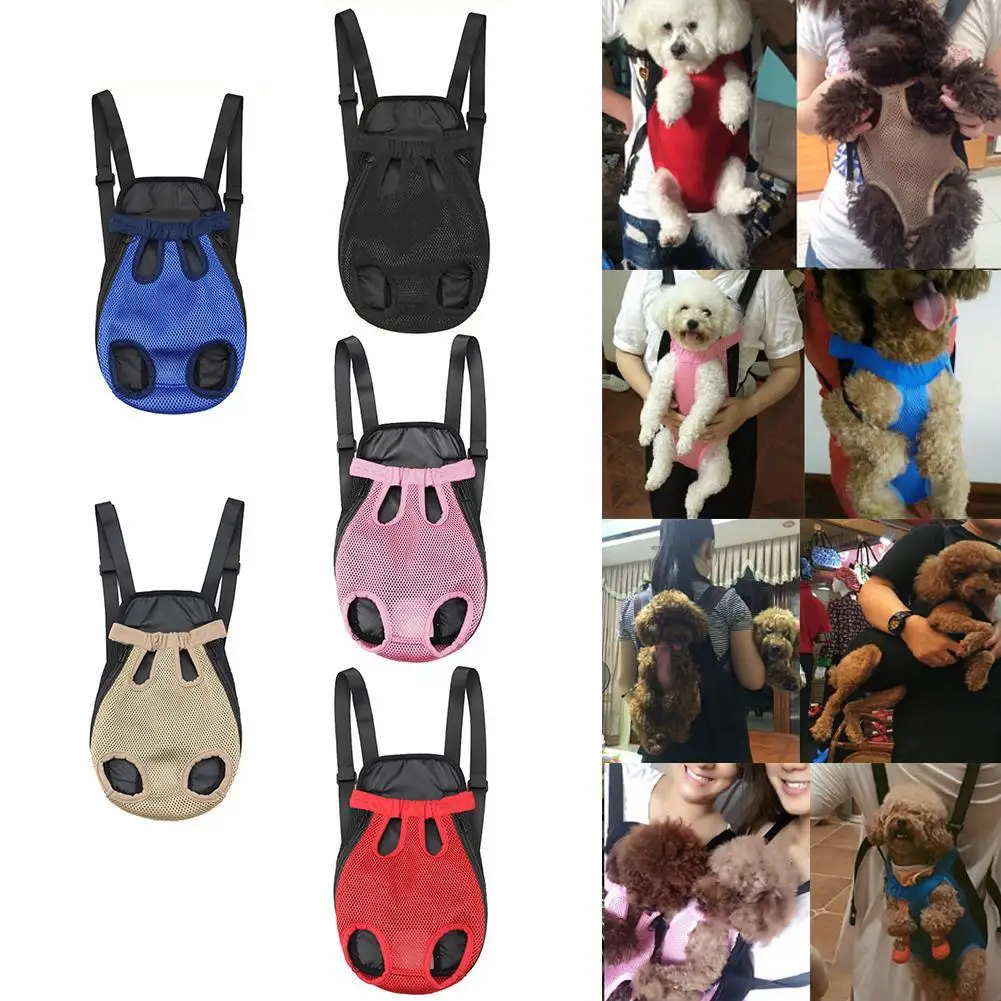 Prodcuts-bolsa de viaje portátil para mascotas, bolsa de viaje para mascotas pequeñas, transpirable, de dibujos animados, lienzo impreso