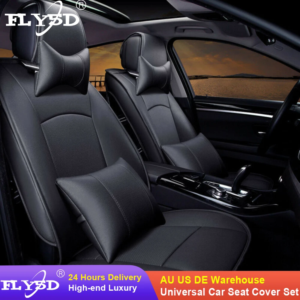 

Customized Special Pickup Seat Cover PU Leather 5-Seats Front & Rear Cushion Cover For Ford F-150 2010-2018