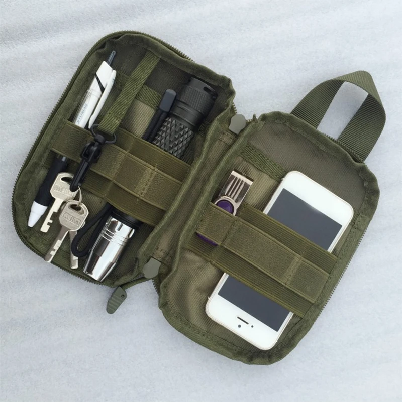 1000D нейлоновая Тактическая Военная EDC Molle сумка маленькая поясная сумка для охоты карман для Iphone 6 7 для samsung уличные спортивные сумки