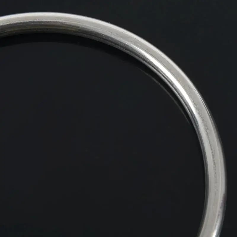 M6x100mm 304 нержавеющая сталь сварное круглое кольцо Серебряный тон