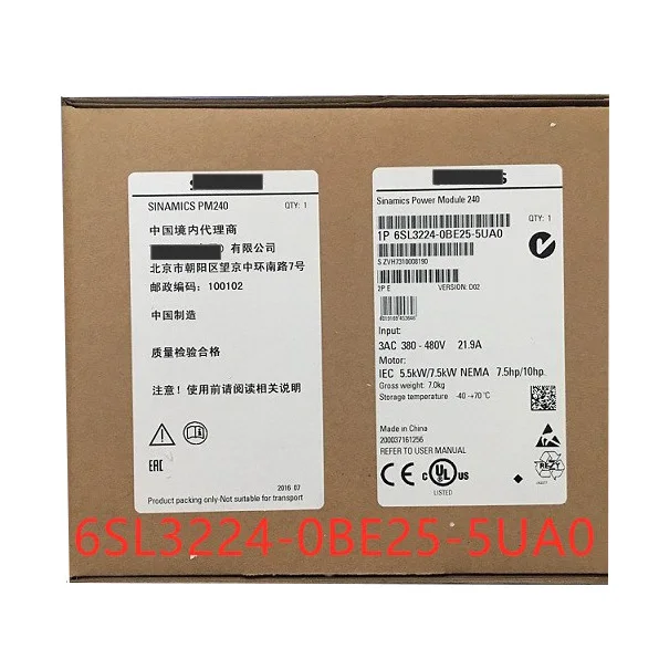 Новый оригинальный 6SL3224-0BE25-5UA0 G120 модуль питания 5 кВт 6SL32240BE255UA0 точка | Электроника