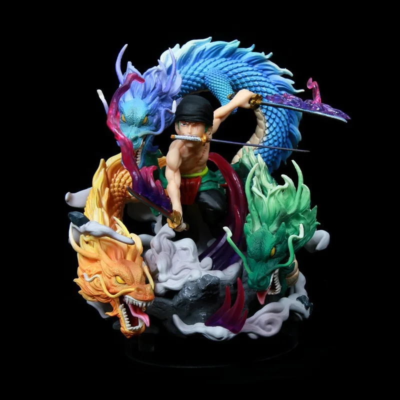 One Piece Anime Figure Zoro Dragon Twister PVC Action Figurine