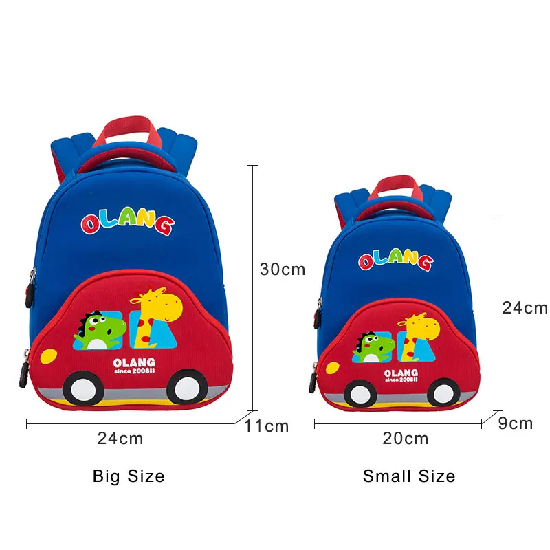 GREATOP New Arrival Cartoon Childrens Backpack 3D Car Design Anti Lost Schoolbags 2 Sizes Cute Boys Girls Gift Mochila Escolar