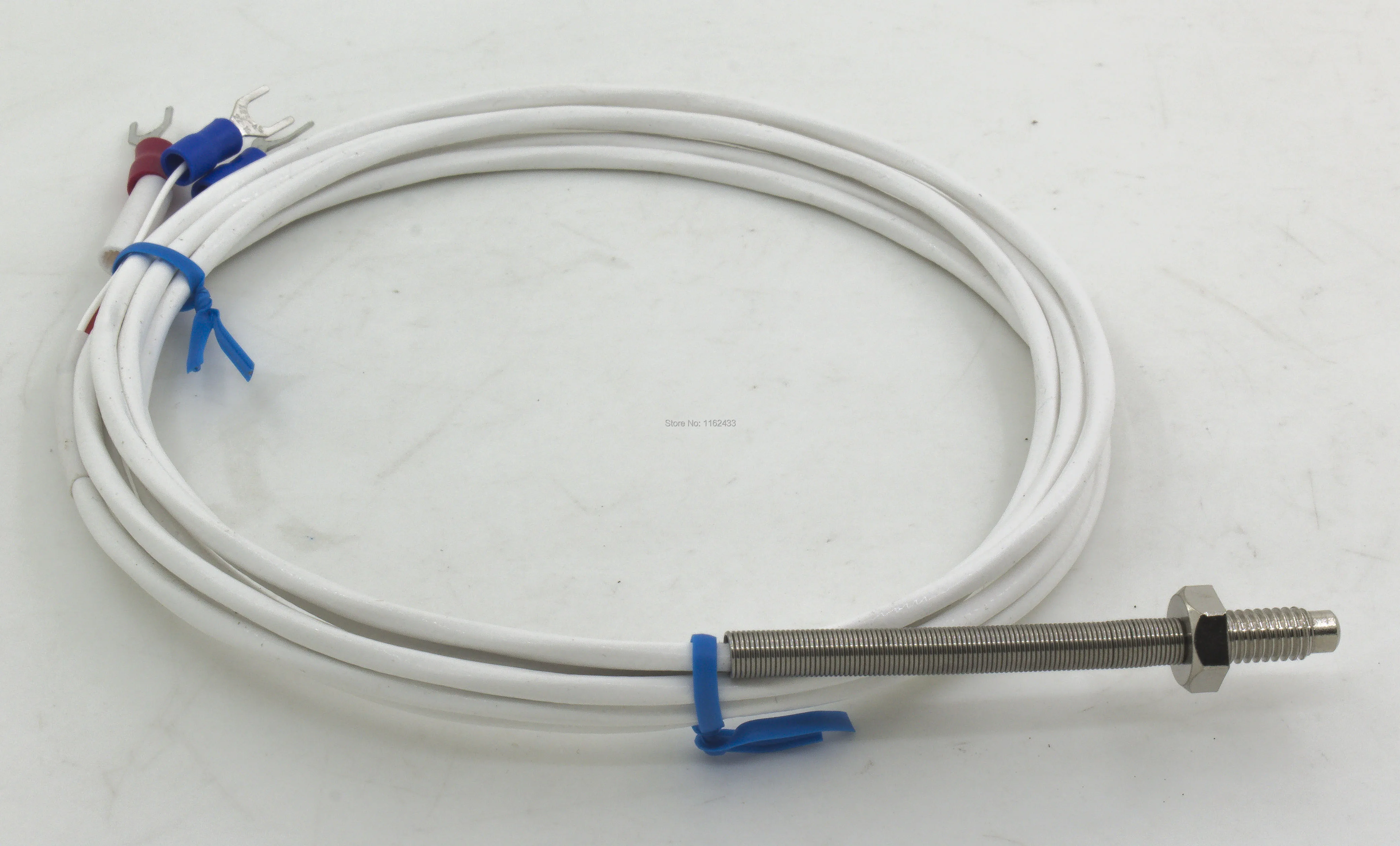 FTARB02 PT100 Тип M6 болт с пружинной головкой 2 м Высокое качество кабель ptfe RTD винт датчик температуры