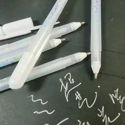 Bolígrafo de Gel con tinta blanca para álbum de fotos, papelería escolar, suministros de escritura de oficina, regalo, gran oferta, 50% mm, 0,8