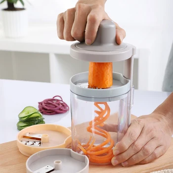 

Hoomall 3-in-1 Vegetable Slicer Rotating Slicer Chopper Potato Peeler Carrot Onion Grater With Strainer Kitchen Accessories