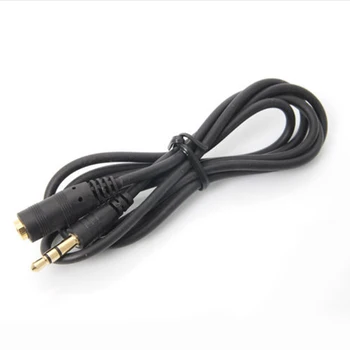 

Convenient 4.9 FT 1.5M Male to Female 3.5mm Audio Black Stereo Earphone Extension Cable