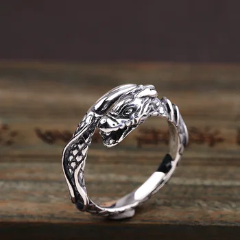 

2019 Anel Feminino Direct Men Sales New S925 Pure Hand Ornaments Opening Fashion Personality Men's Ring Border Accessories