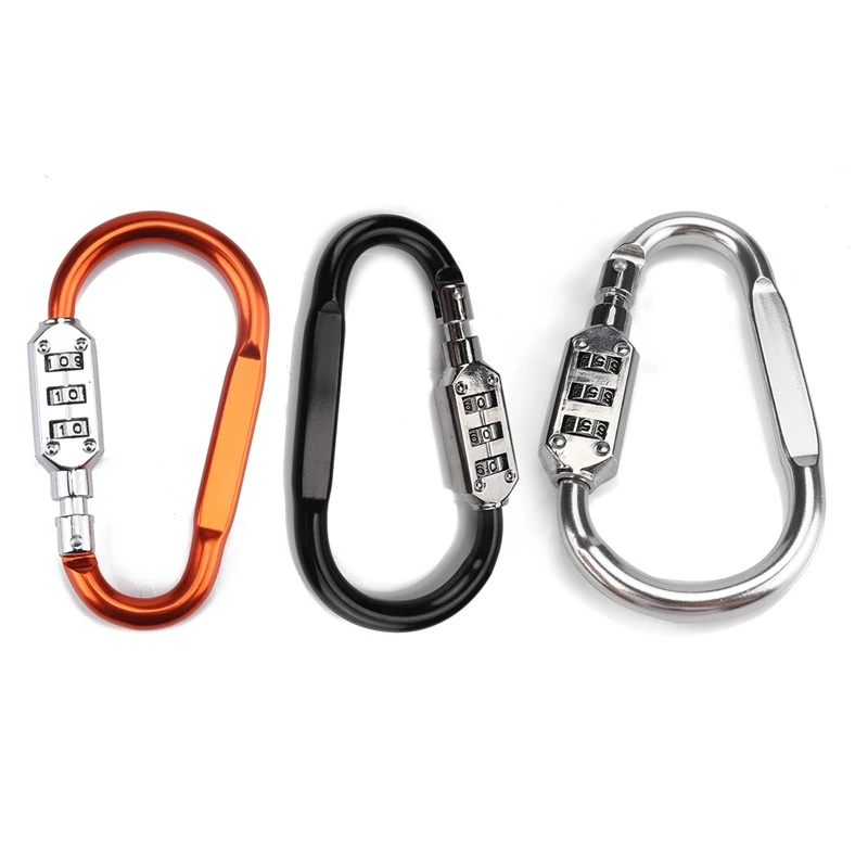 Helmet Locking Carabiner Anti Theft Bike Motorcycle Helmet Lock with