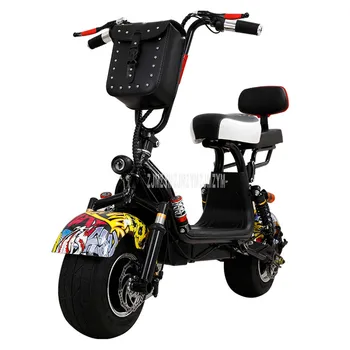 

New Fashion 55km Mini Electric Vehicle For Women Two Wide Tyre Instead of Walking Adult Electric Scooter Bicycle 48V20AH