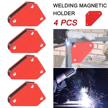 

9LB Mini Welding Magnetic Holder Soldering Locator Triangulation Positioner Fixing Tool 4pcs Welding Accessories
